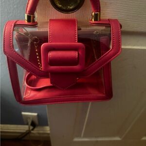 MMS Design Studio Pink Transparent Mini Bag